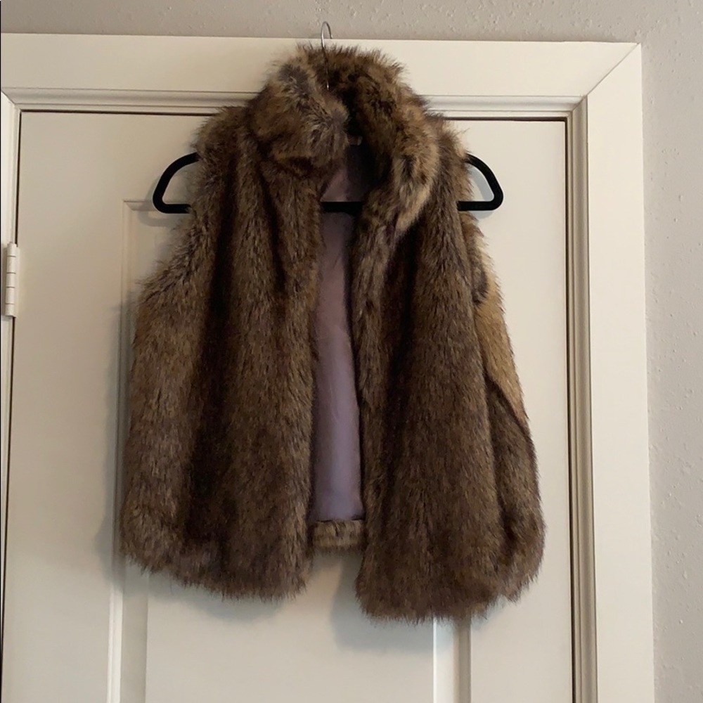 Mark &Graham faux fur vest